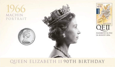 2016 20c Queen Elizabeth II 90th Birthday Machin Portrait PNC