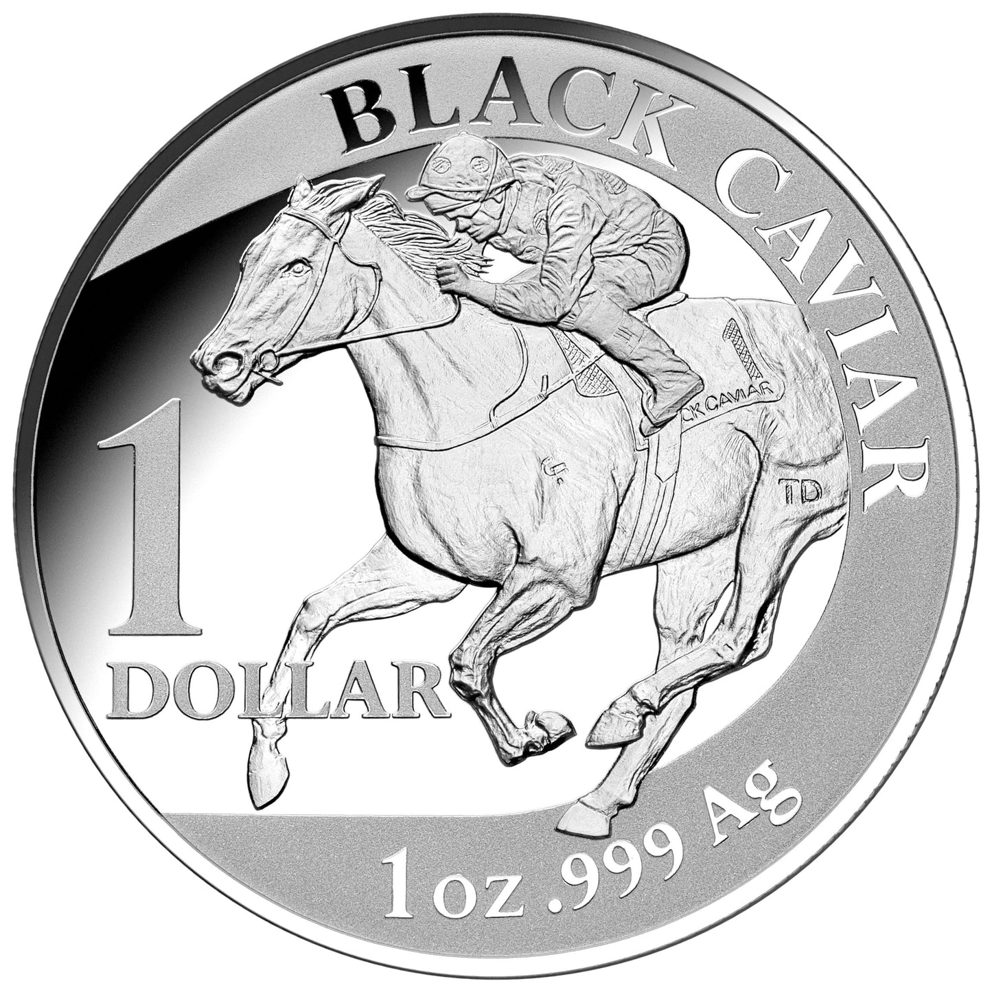 2013 $1 Black Caviar 4 Coin Set