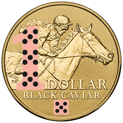 2013 $1 Black Caviar 4 Coin Set