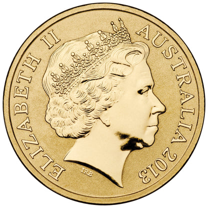 2013 $1 Black Caviar Coloured Uncirculated Coin