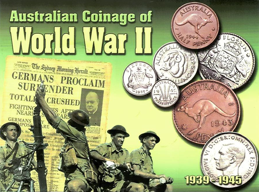 1941 Australian Coinage of World War II 6 Coin Set