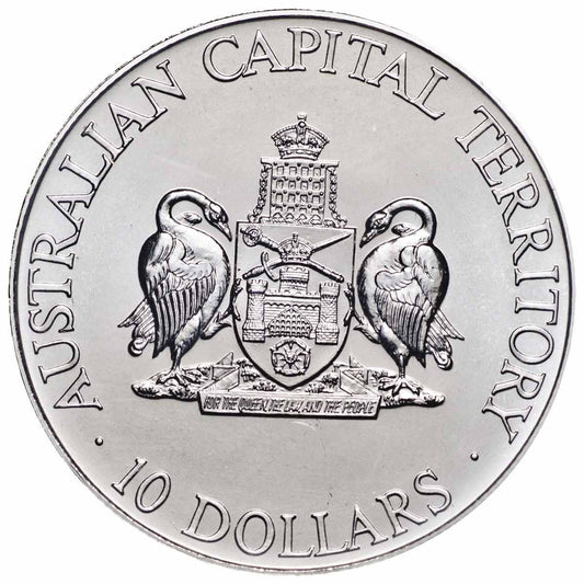 1993 $10 State Series Australian Capital Territory Silver Uncirculated Coin