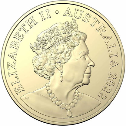 2022 $2 Australian Honey Bee Al-Bronze Coloured Uncirculated Coin