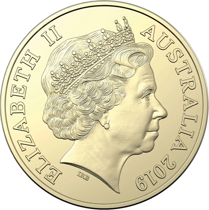 2019 $2 Police Remembrance Coloured Al-Bronze Uncirculated Coin