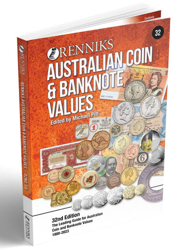 Renniks Australian Coin & Banknote Values 32nd Softcover Edition