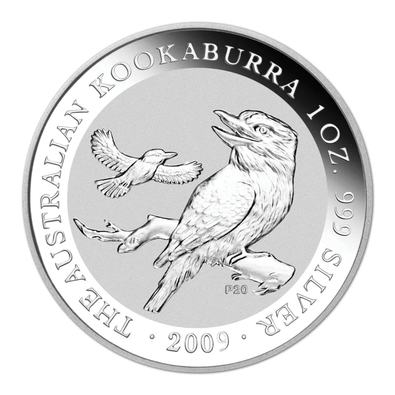 2009 $1 Australian Kookaburra 20th Edition 1oz Silver BU 20 Coin Set