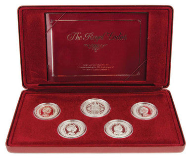 1992 Masterpieces In Silver The Royal Ladies 5 Coin Proof Set