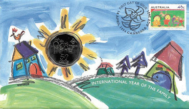 1994 50c International Year of The Family PNC