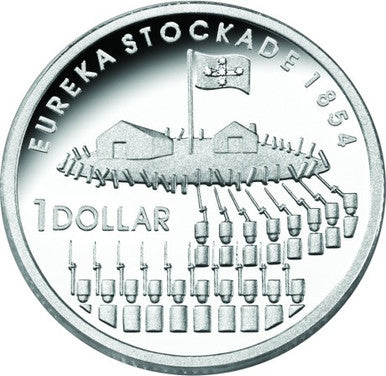 2004 $1 Eureka Stockade Silver Proof Coin