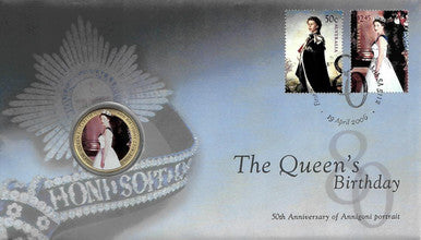 2006 50c The Queen's 80th Birthday PNC