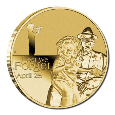 2009 $1 Lest We Forget ANZAC Day Uncirculated Coin