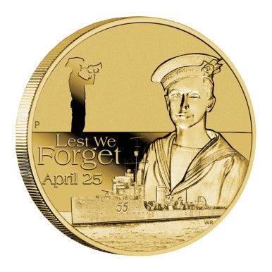 2010 $1 Lest We Forget ANZAC Day Uncirculated Coin