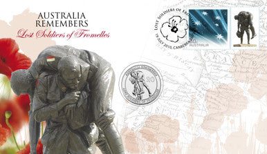 2010 20c Australia Remembers Lost Soldiers of Fromelles PNC