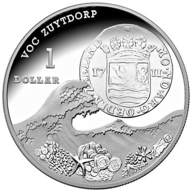 2011 $1 Zuytdorp Shipwreck 1oz Silver Proof Coin