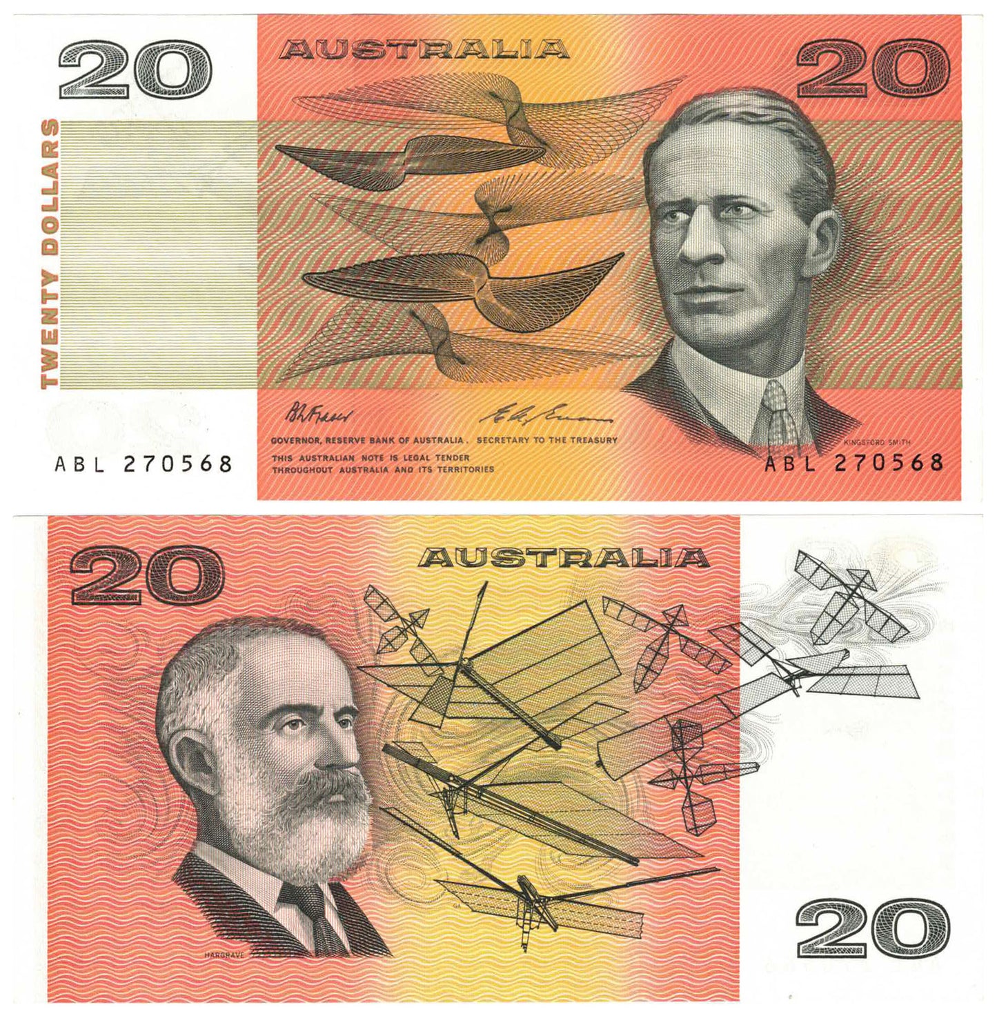 1993 $20 Fraser/Evans R415 Uncirculated Consecutive Trio of Banknotes