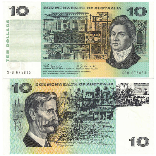 1967 $10 Coombs/Randall R302 Good Extremely Fine Banknote