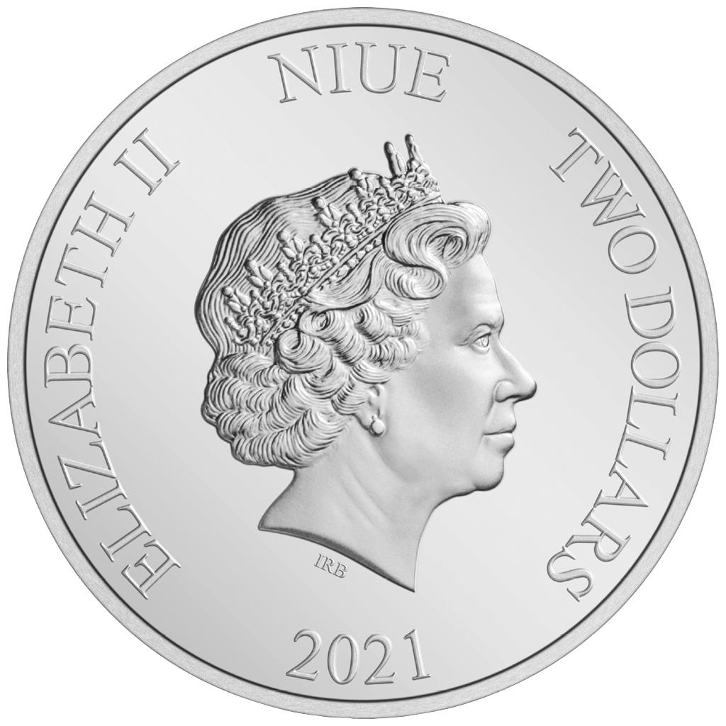 Niue 2021 $2 Star Wars Anakin Skywalker 1oz Silver Proof Coin