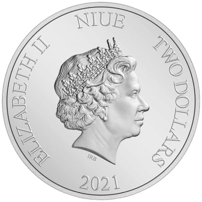 Niue 2021 $2 Star Wars Anakin Skywalker 1oz Silver Proof Coin