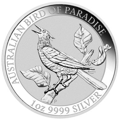 2019 $1 Australian Birds of Paradise 1oz Silver BU Coin