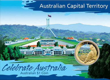 2009 $1 Celebrate Australia Coloured Uncirculated 8 Coin Set