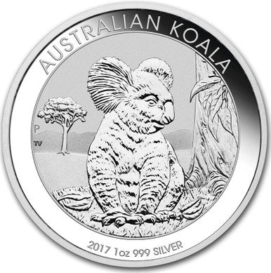 2017 $1 Australian Koala 1oz Silver BU Coin