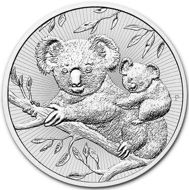 2018 $2 Australian Koala 2oz Silver BU Coin