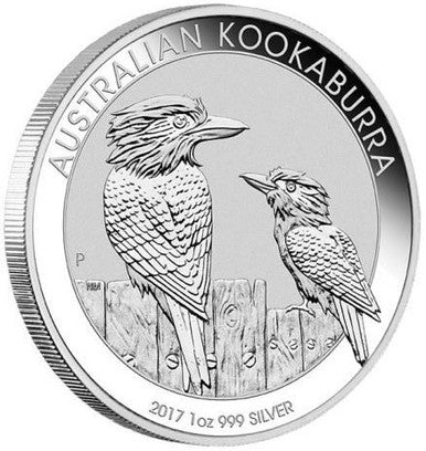 2017 $1 The Australian Kookaburra 1oz Silver BU Coin