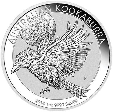 2018 $1 The Australian Kookaburra 1oz Silver BU Coin