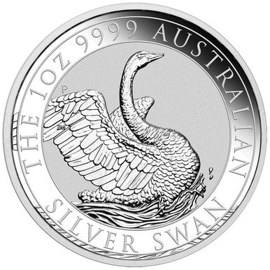 2020 $1 Australian Silver Swan 1oz Silver BU Coin
