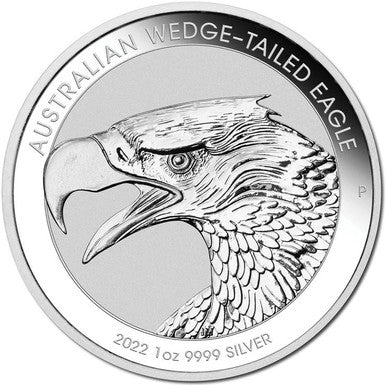 2022 $1 Australian Wedge-Tailed Eagle 1oz Silver BU Coin