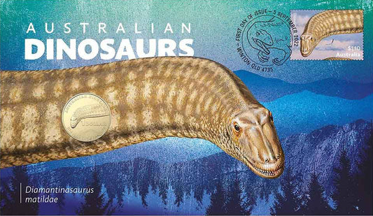 2022 $1 Australian Dinosaurs Diamantinasaurus PNC