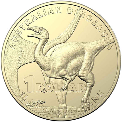 2022 $1 Australian Dinosaurs Elaphrosaurine PNC