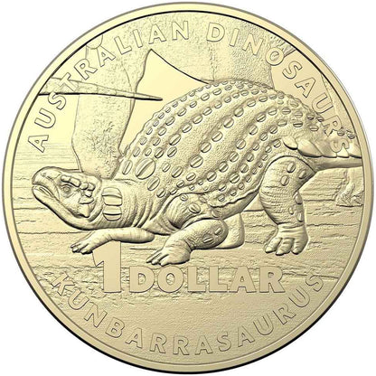 2022 $1 Australian Dinosaurs Kunbarrasaurus PNC