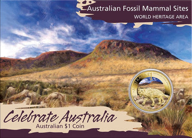 2011 $1 Celebrate Australia World Heritage Site Coloured Uncirculated 5 Coin Set