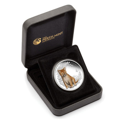 2011 50c Australian Bush Babies Dingo 1/2oz Silver Coloured Proof Coin