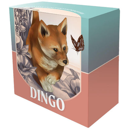 Niue 2024 $1 Australian Baby Animals Dingo 1oz Silver Coloured Proof Coin