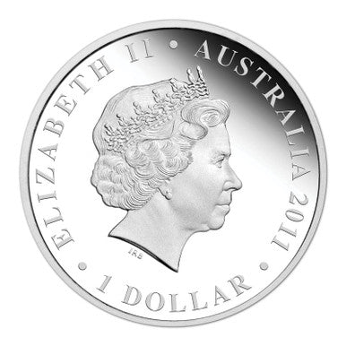 2011 $1 Centenary of Australian Commonwealth Bronze Coinage 1oz Silver Coloured Proof Coin
