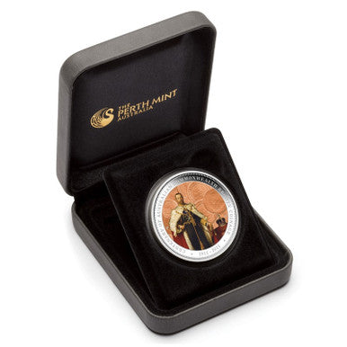 2011 $1 Centenary of Australian Commonwealth Bronze Coinage 1oz Silver Coloured Proof Coin