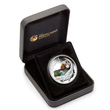 2010 $1 American Numismatic Association Celebrate Australia Northern Territory 1oz Silver Coloured Proof Coin