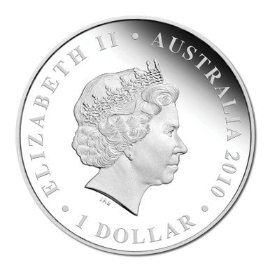 2010 $1 Celebrate Australia Tasmania 1oz Silver Coloured Proof Coin