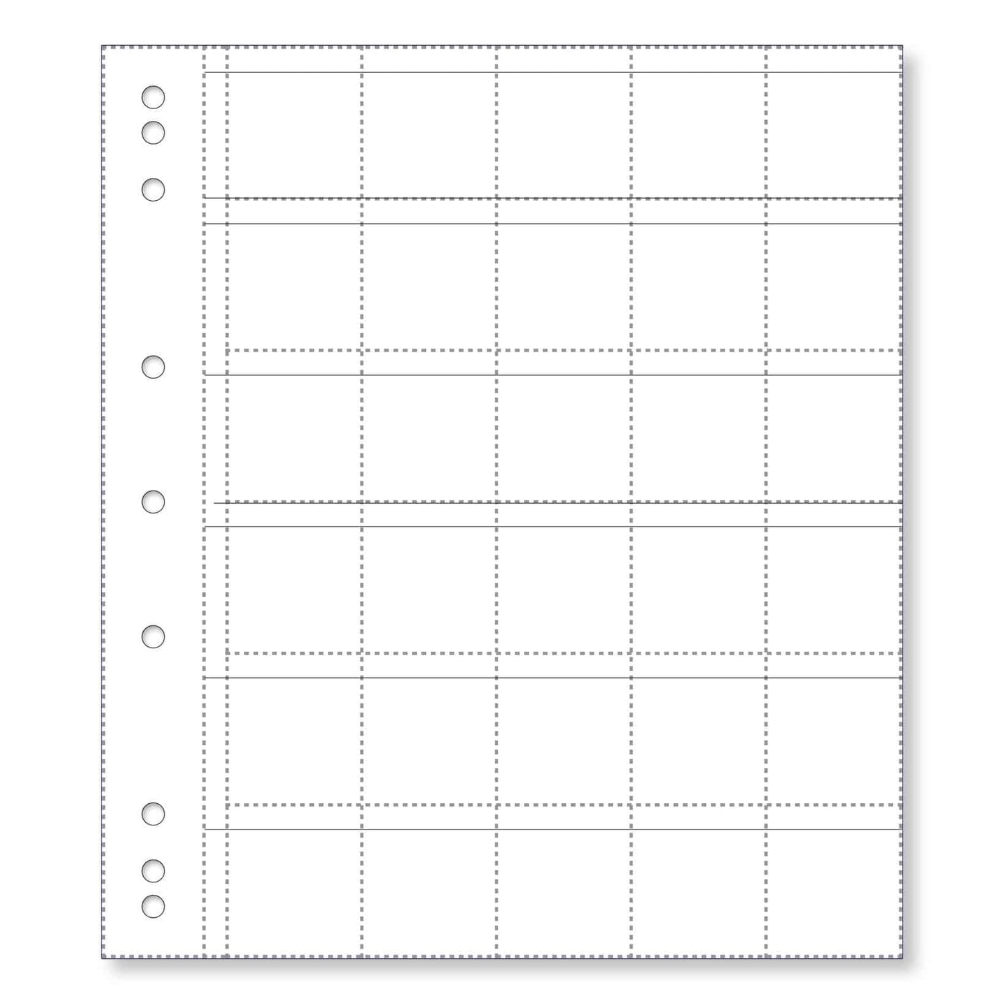 Renniks Coin Album Refill Pages 30 Pocket 10 Pack