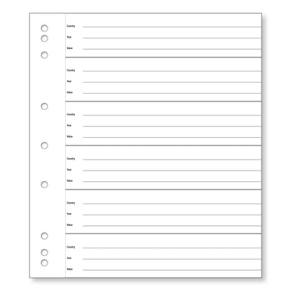 Renniks Coin Album Refill Pages 30 Pocket 10 Pack