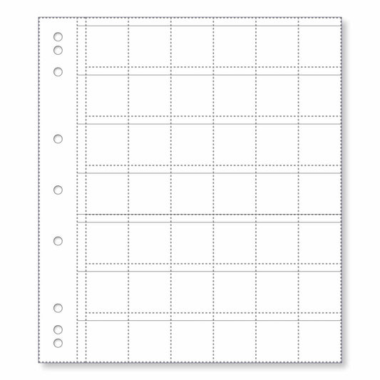 Renniks Coin Album Refill Pages 42 Pocket 10 Pack