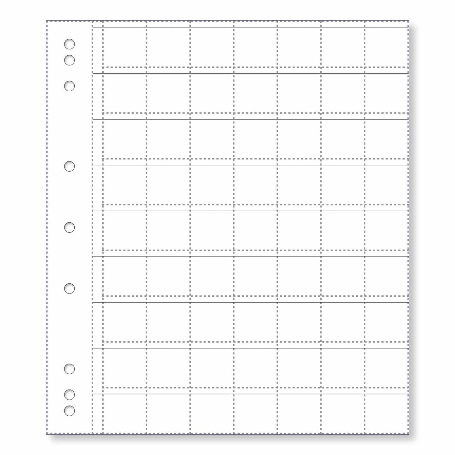 Renniks Coin Album Refill Pages 63 Pocket 10 Pack