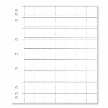 Renniks Coin Album Refill Pages 63 Pocket 10 Pack