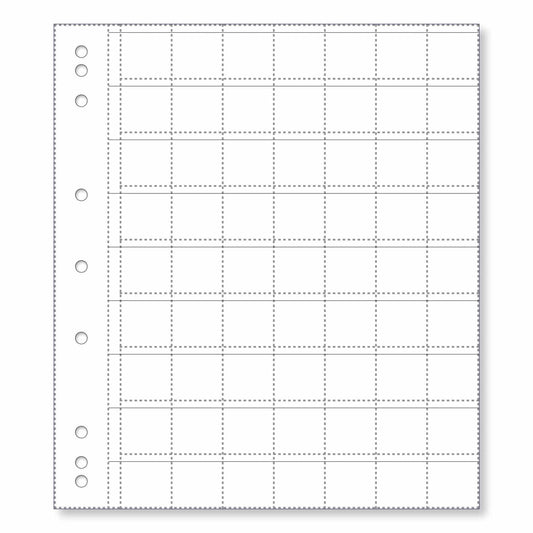 Renniks Coin Album Refill Pages 63 Pocket 10 Pack