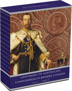 2011 $1 Centenary of Australian Commonwealth Bronze Coinage 1oz Silver Coloured Proof Coin