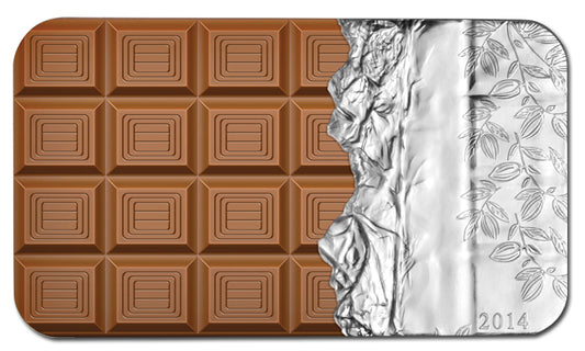 Cook Islands 2014 $5 Chocolate Scented Silver Uncirculated Coin