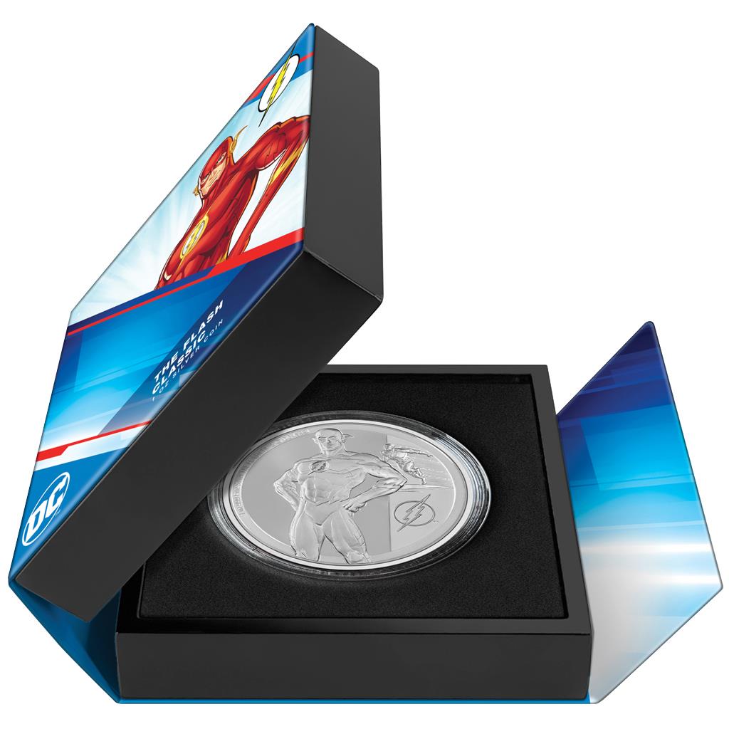 Niue 2022 $2 DC Comics Classic The Flash 1oz Silver Proof Coin