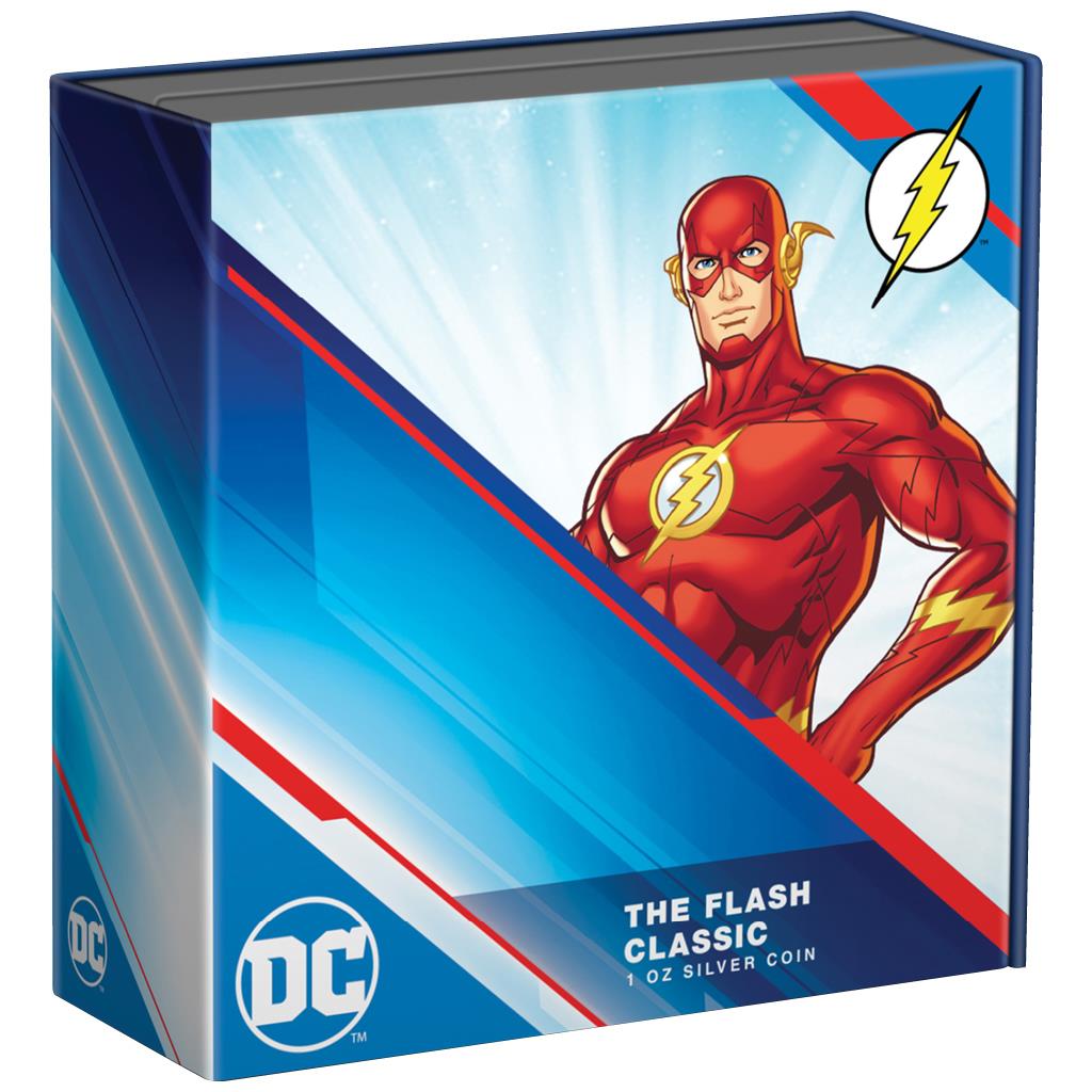 Niue 2022 $2 DC Comics Classic The Flash 1oz Silver Proof Coin